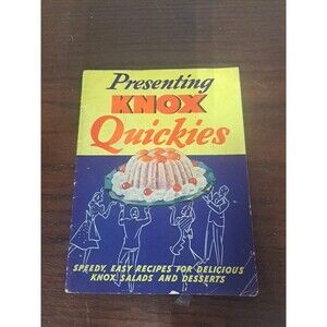1941 Presenting Knox Quickies Recipe Booklet